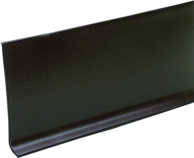 4 In. x 4 Ft. Brown Vinyl Wall Base