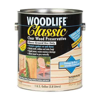 Wolman WoodLife Classic 903 Wood Preservative, Clear, 1 Gallon
