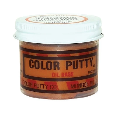 Wood Putty, Redwood, 3.68-oz. Jar