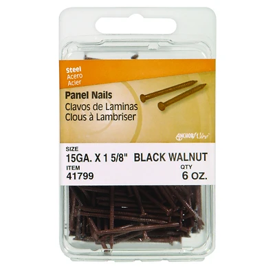 1-5/8 In. Panel Steel Nail Flat Head - Spiral Shank - 6 Oz
