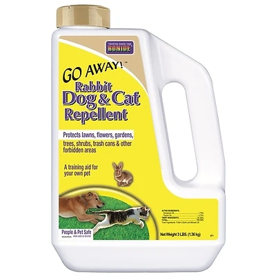 Go Away Rabbit, Dog, & Cat Repellent Granules, 3 Lbs. Ready-to-Use