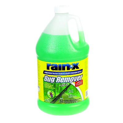 Rain-X Bug Remover Windshield Washer Fluid, 128 Oz.