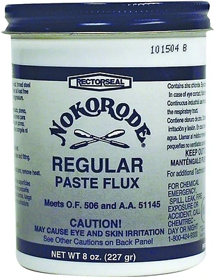 Rectorseal 14020 Nokorode Regular Paste Flux, Lead-Free, 8 Oz
