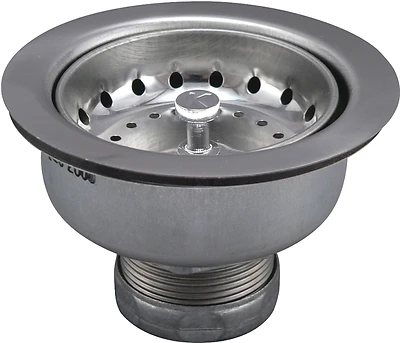 Keeney 1435SS Basket Strainer with Locking Shell, Stainless Steel, 4-3/8 In