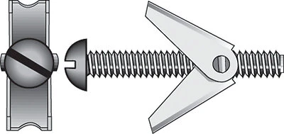 Toggle Bolts, Round Head, 3/16 x 4-In., 8-Ct.