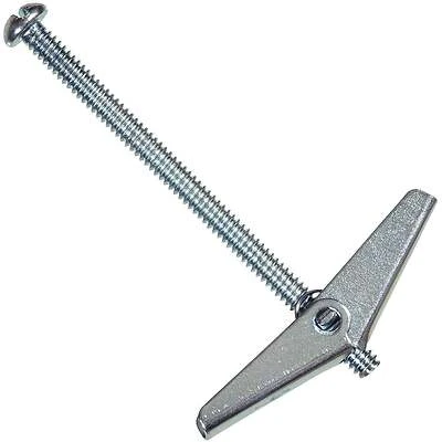Snapin Toggle Bolts, Mushroom Head, .25 x 4-In., 5-Ct.