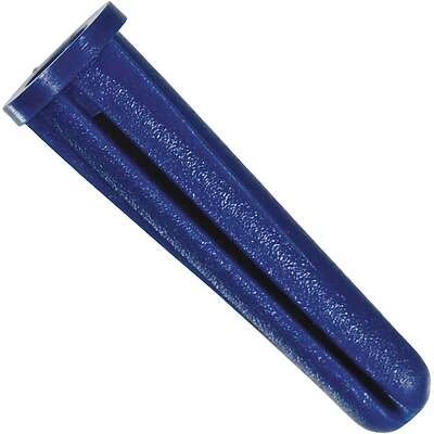 Wall Anchors, Conical Plastic, 8-10 x 7/8-In., 14-Pk.