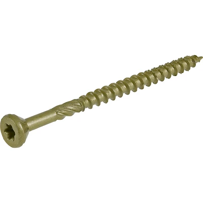 Power Pro Wood & Deck Screws, Sharp Point, Start, #10 x 3-In., 1-Lb.
