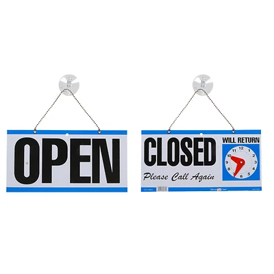 Hillman 12.2-in x 6.2-in Open/Closed- 2-sided Sign