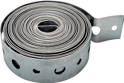 ProSource TWC0534-3L Galvanized Pipe Strap, 3/4 In X 10 Ft