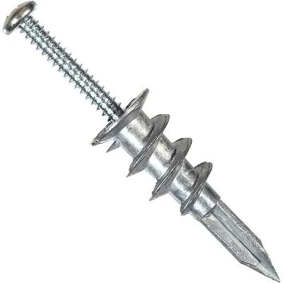 #8 Self-Drilling Hollow Wall Anchors, Zinc Plated, 2-Ct.