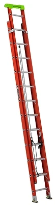 Louisville L-3022-24PT Extension Ladder, Fiberglass, 24 Ft., Type 1A, 300-Lb.