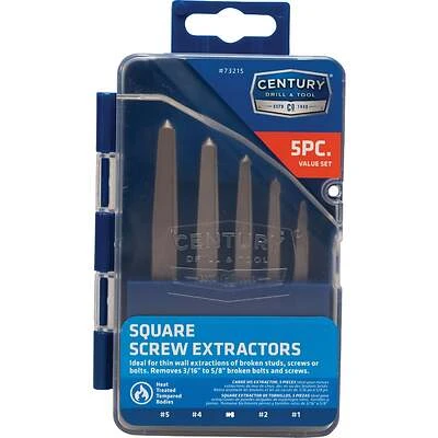 5-Pc. Square Screw Extractor Set