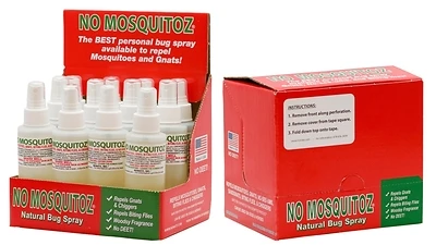 No Natz Organic Insect Repellent Liquid, 2 oz Pump Spray