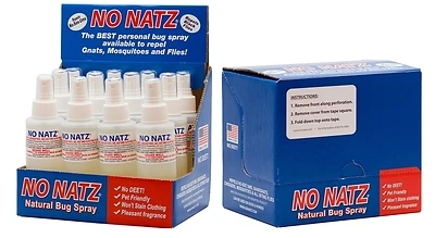 No Natz NNACE2OZ Organic Insect Repellent, 2 oz Pump Spray