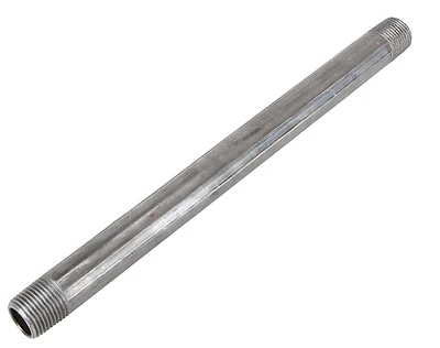 Prosource 1/2X10B Black Pipe Nipple, 1/2 In X 10 In, Schedule 40 Steel