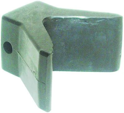 US Hardware M-279C Rubber Trailer Bow Stop, 2.5 x 3.5 x 2 In.