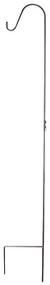 Landscapers Select GB-3089-1 Shepherd Hook, Hammered Bronze Steel, 64 In.