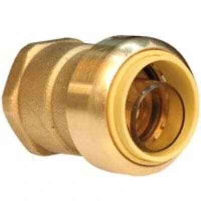 3/4 Inch X 3/4 Inch Fnpt Lead Free Brass Push-fit Adapter Lf822fr