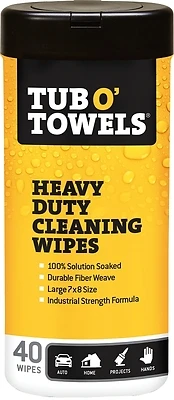 Tw40 Heavy Duty Cleaning Wipes, 10" X 12", 40 Count