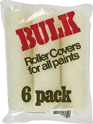Rc136 Nap Roller Cover, 9" X 3/8" Thick Nap, 6 Pk