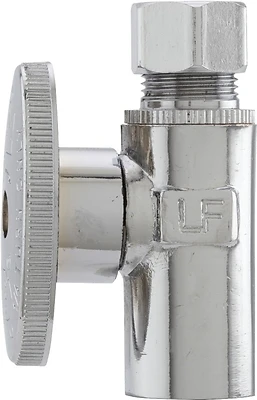 1/2 Inch X 1/2 Inch Chrome Quarter Straight Valve Pp61-1pclf