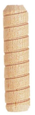 774 Spiral Groove Dowel Pin, 1/4 In Dia X 1-1/4 In L, 500 Pk