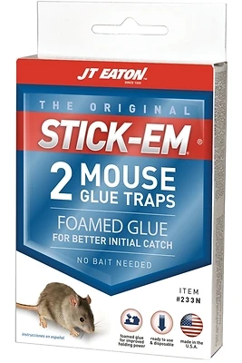 J.T. Eaton 233N Pre-Baited Glue Trap, 3-1/4 in W, 4-1/4 in H