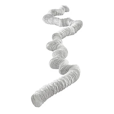 Lambro 215L Dryer Vent Hose, Vinyl, White, 3 In. x 50 Ft.