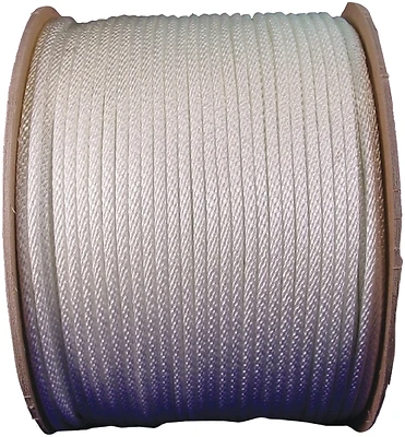 1/4 In. X 200 Ft. Solid Braid Nylon Rope Spool - Model 44-088