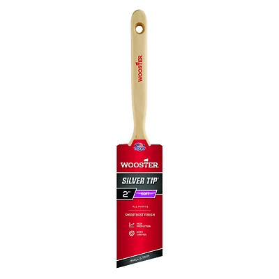 Wooster 5221-2 Silver Tip Angle Sash Paint Brush, 2 In. Polyester