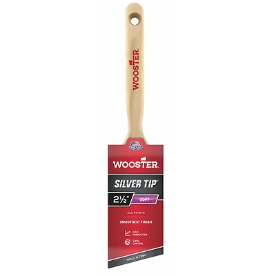 Silver Tip Angle Sash Paint Brush, 2.5-In.