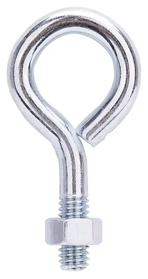 5/16 X 2-1/2 In. Zinc Steel Eye Bolt With Nuts, Pack Of 10