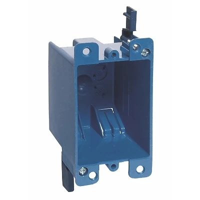 Carlon Single Gang Old Work Electrical Box, PVC, 4-1/8 x 2-1/4 x 2-3/4 In.