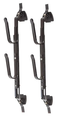 Car Gun Rack, Black Metal, 9 to 14 In.