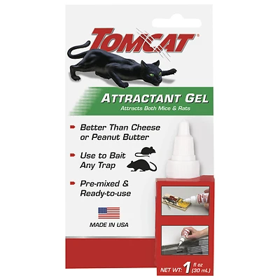 Tomcat 0362210 Attractant Gel, 1.38 in L, 3.63 in W, 6-1/2 in H, Gel Locking