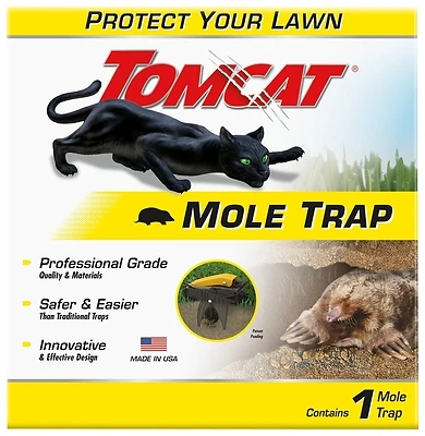 Tomcat 0363210 Plastic Mole Trap, Spring-Loaded, Single Count