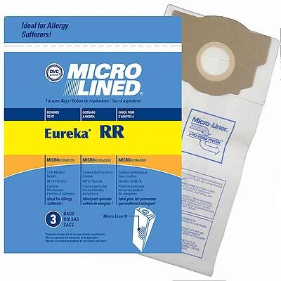 Eureka RR Micro Lined High Filtration Vacuum Bags 3 Pack