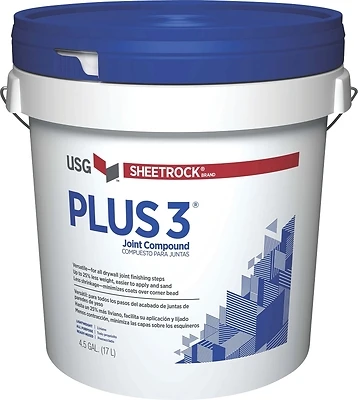 Sheetrock Plus 3 Ready-Mixed Joint Compound, 4.5 Gallon