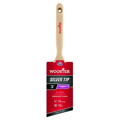 Wooster 5221-3 Silver Tip Angle Sash Paint Brush, 3-Inch