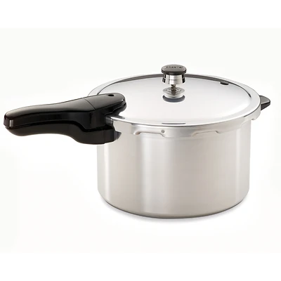 Presto 01282 Aluminum Pressure Cooker, 8-Qt., With Recipe Book