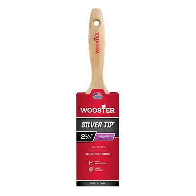 Wooster 5222-2 1/2 Silver Tip Varnish Brush, 2.5-In., Polyester