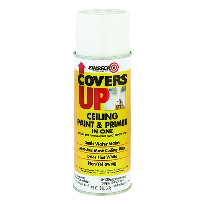 Covers Up Stain Sealing Ceiling Paint, 13-oz. Vertical Aerosol