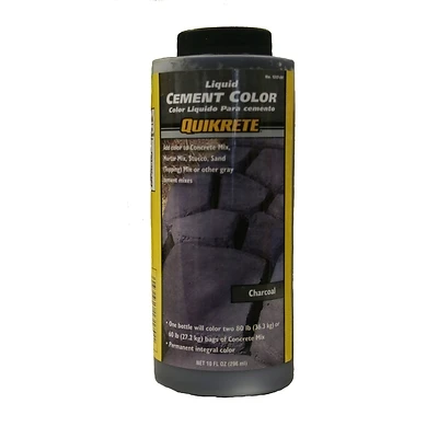Quikrete 131700 Liquid Cement Color, Charcoal, 10 Oz Bottle
