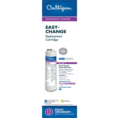 Culligan RC-EZ-1 EZ-Change Water Filter Cartridge, 3000 Gal