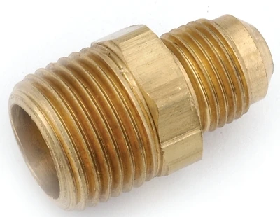 Anderson Metals 754048-0804 Brass Flare Fitting, 1/2 x 1/4 In.