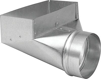 Duct Angle Boot 3-1/4" X 10" X 4" Model Gv0605