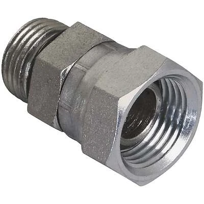 Hydraulic Adapter, 1/2-In. Male 0-Ring x 3/8-In. FP Swivel