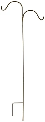 Landscapers Select GB-3092-1 Double Shepherd Hook, 64 In H, Steel