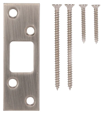 Prosource Security Strike, 1-1/4 In X 3-5/8 In, Satin Nickel